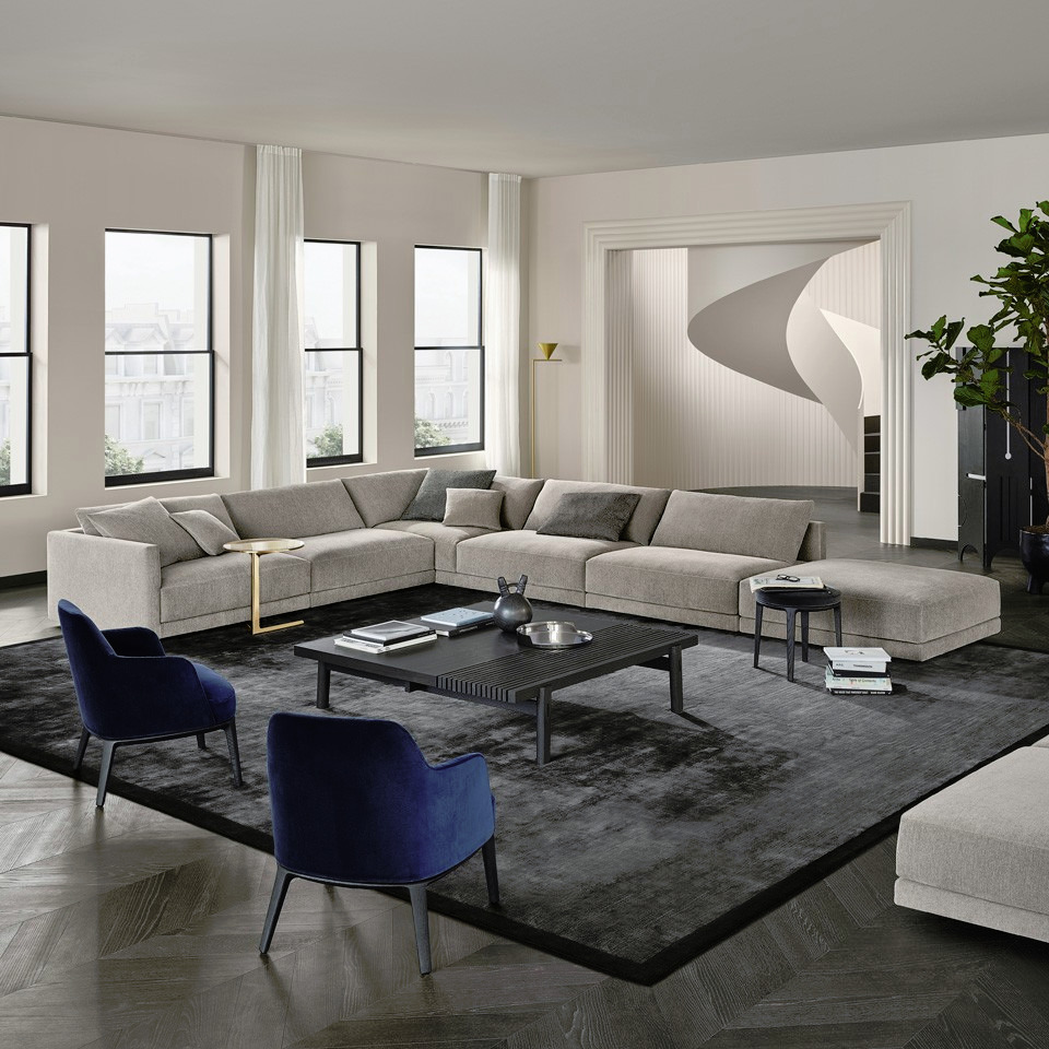 Frame Bamboo Silk Rug, view 2