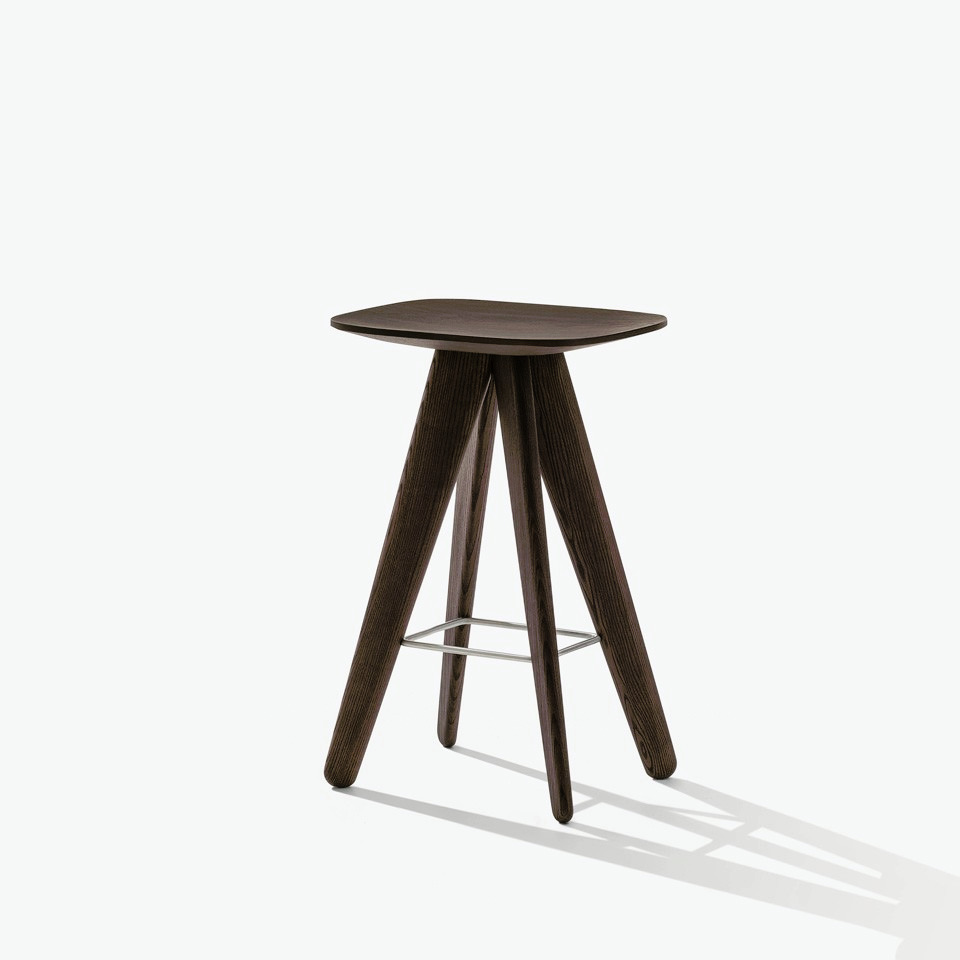 Ics Wooden Stool, view 2