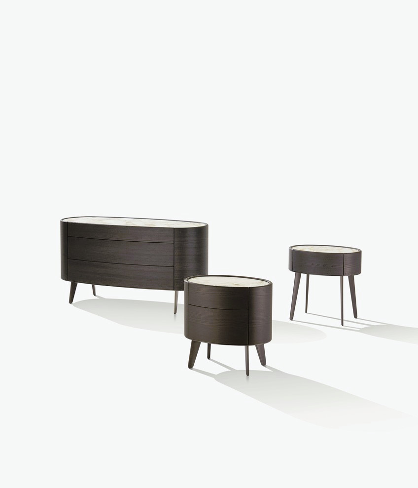 Kelly Chest of Drawers and Bedside Table, view 2