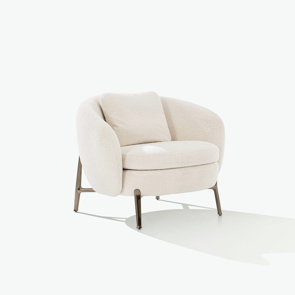 Orbis Armchair by Poliform, view 4