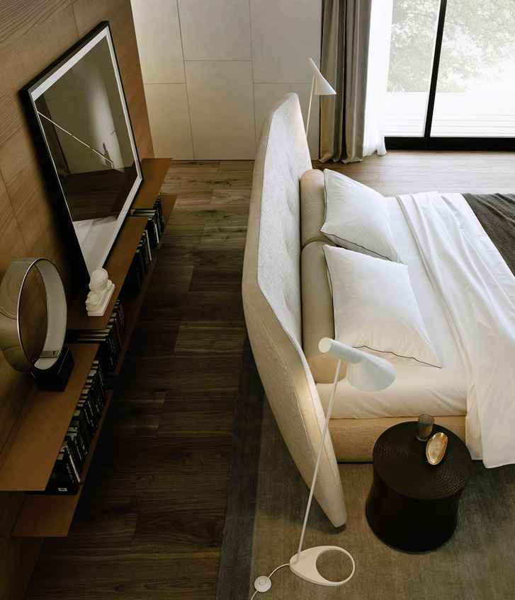 Rever Bed by Poliform, view 3