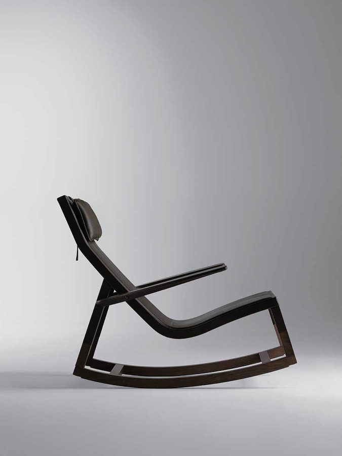 Don'do Rocking Chair by Poltrona Frau, view 3