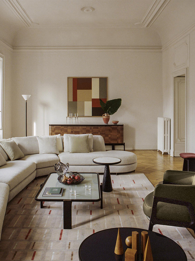 Duo Coffee Table by Poltrona Frau, view 3