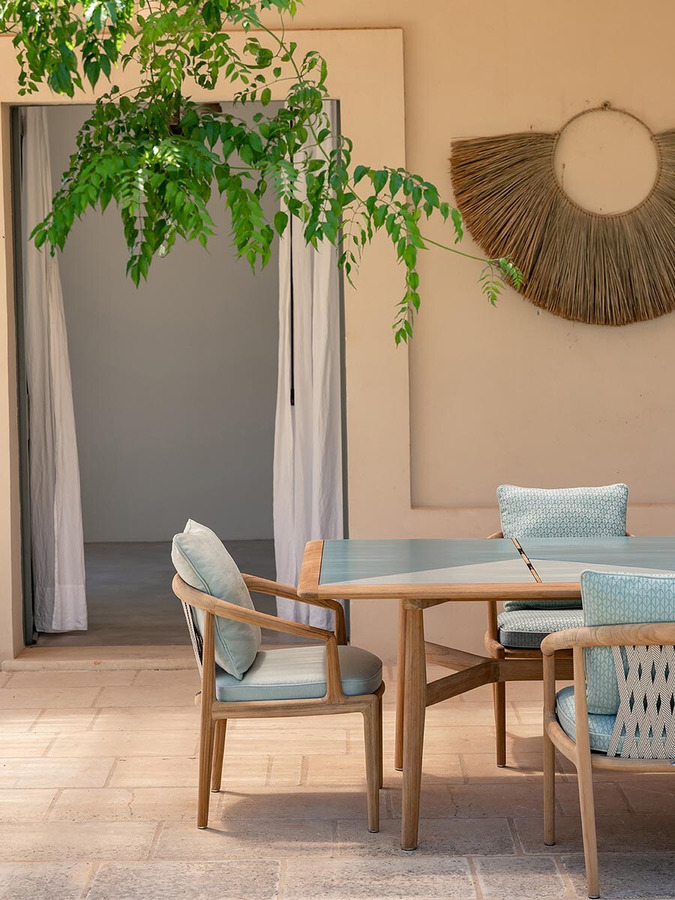 The Secret Garden Solid Teak Garden Chair, view 3