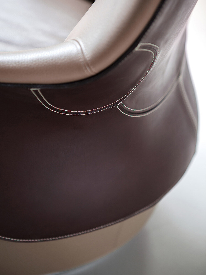 Assaya Armchair by Poltrona Frau, view 3