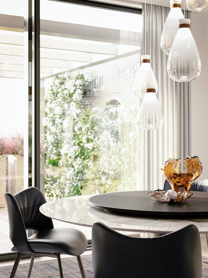 Soffi Blown Glass Lamps by Poltrona Frau, view 6