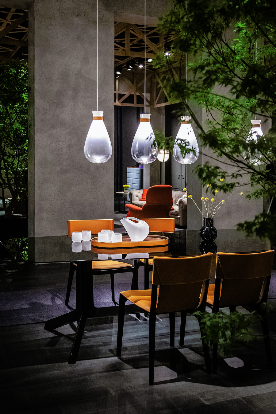 Soffi Lamps by Poltrona Frau, view 4