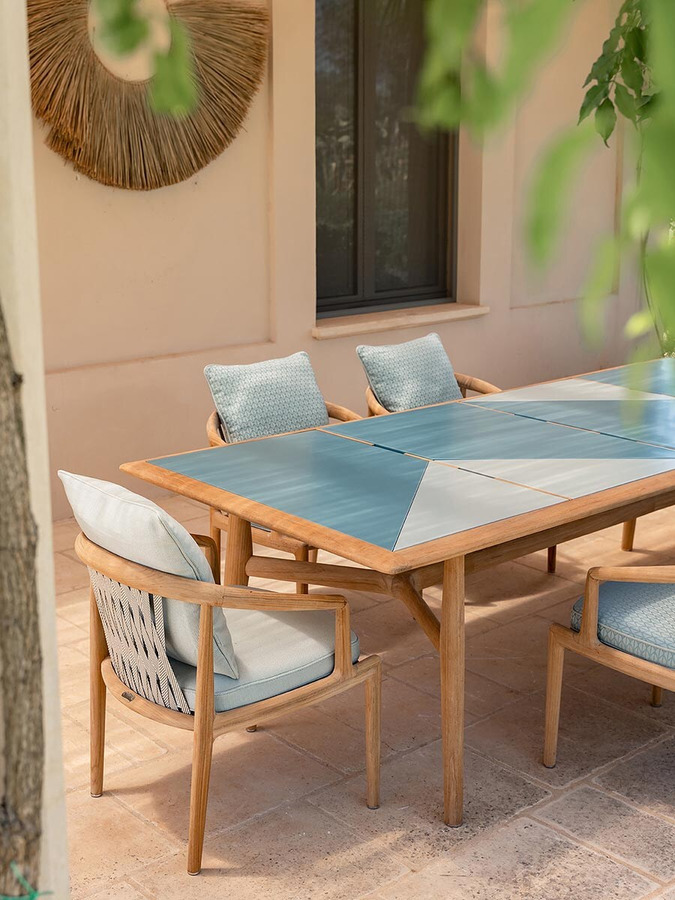 The Secret Garden Solid Teak Garden Chair, view 4