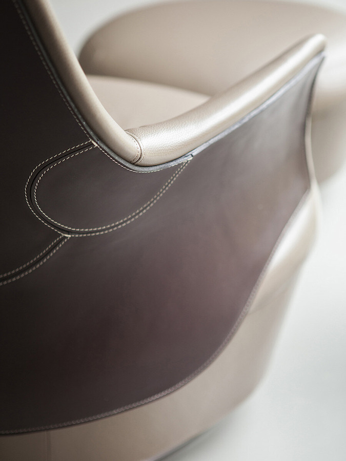 Assaya Armchair by Poltrona Frau, view 5