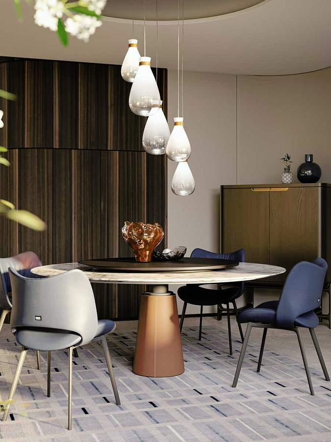 Mesa Due table by Poltrona Frau, view 4