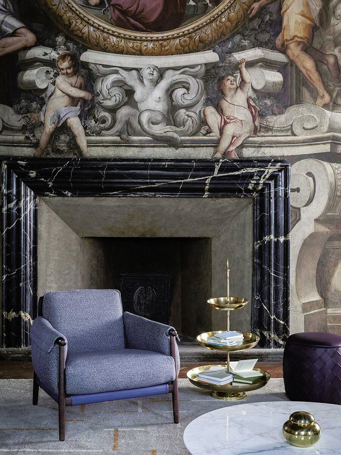 Times Lounge Armchair and Ottoman, view 6