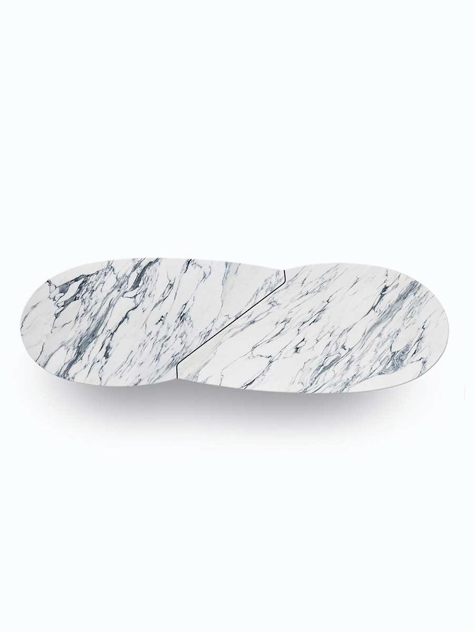 Infinitamente Marble Dining Table, view 6