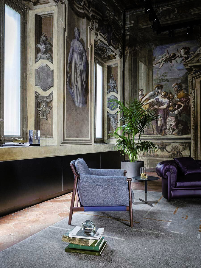 Times Lounge Armchair and Ottoman, view 7