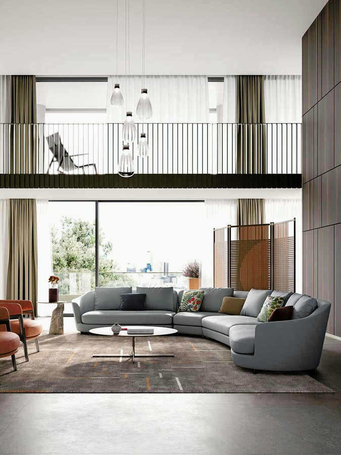 Duo Curved Sofa, view 8