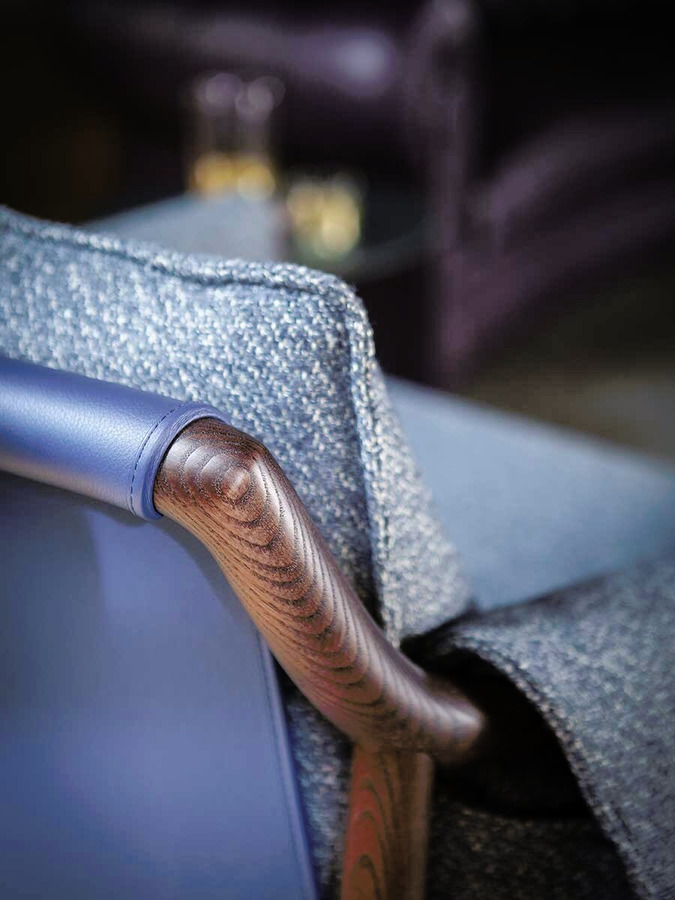 Times Lounge Armchair and Ottoman, view 9