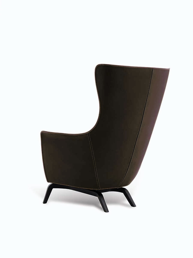 Mamy Blue Armchair and Ottoman, view 12
