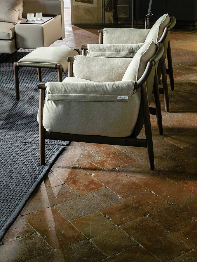 Times Lounge Armchair and Ottoman, view 14