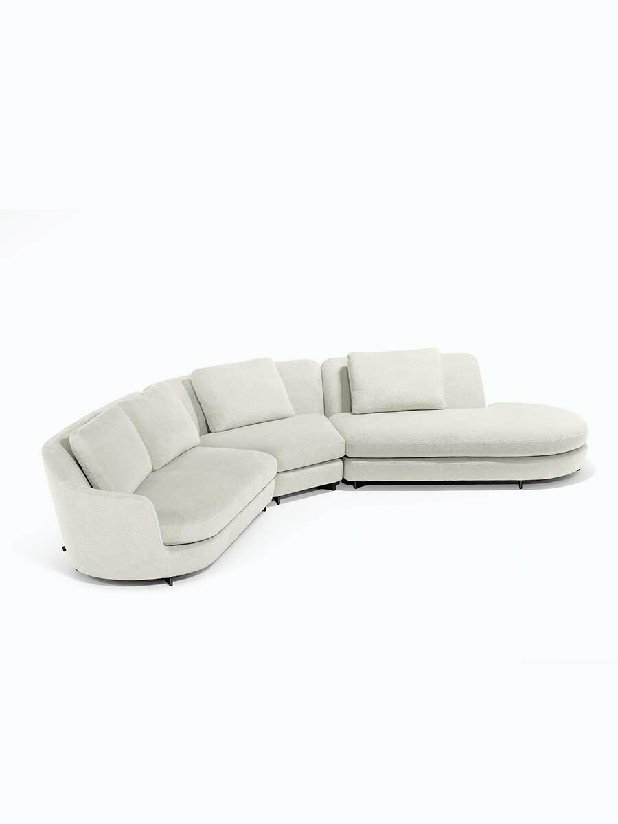 Duo Curved Sofa, view 30