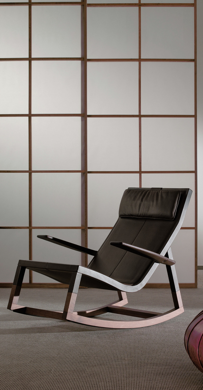 Don'do Rocking Chair by Poltrona Frau, view 2