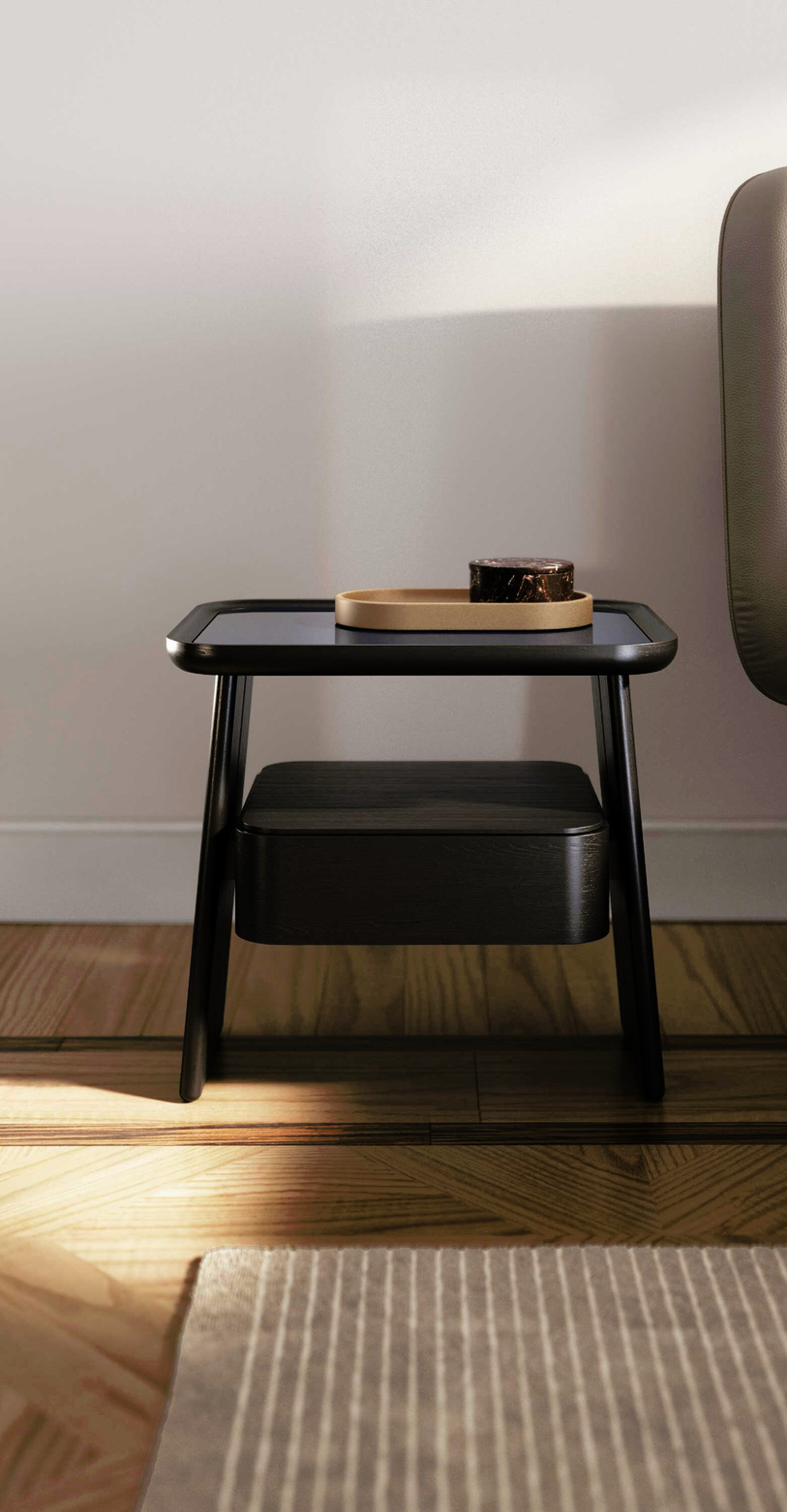 Duo Bedside Table, view 2