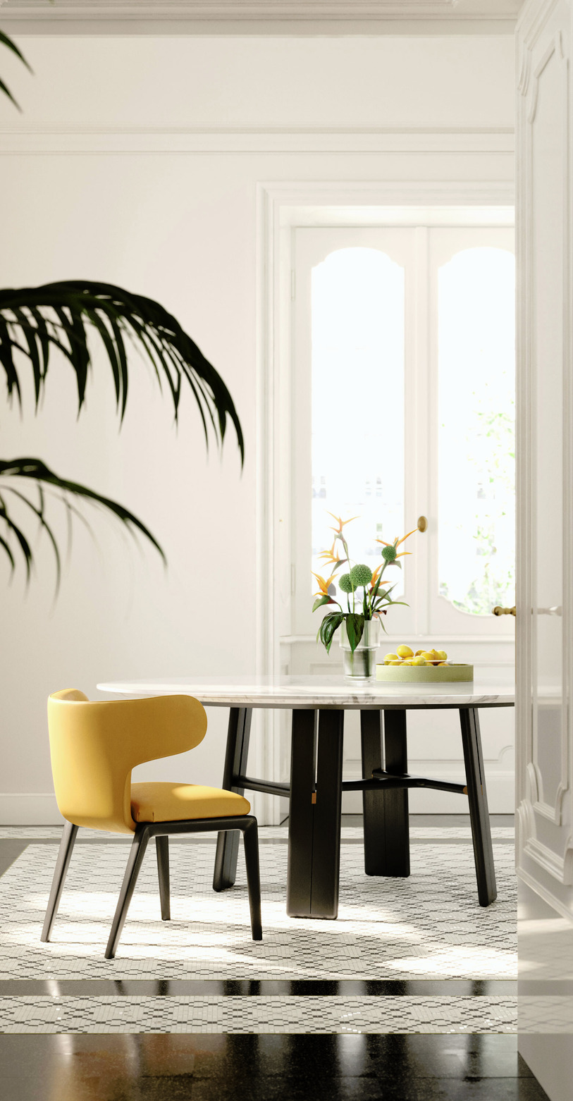 Duo Dining Table by Ceccotti Collezioni, view 2