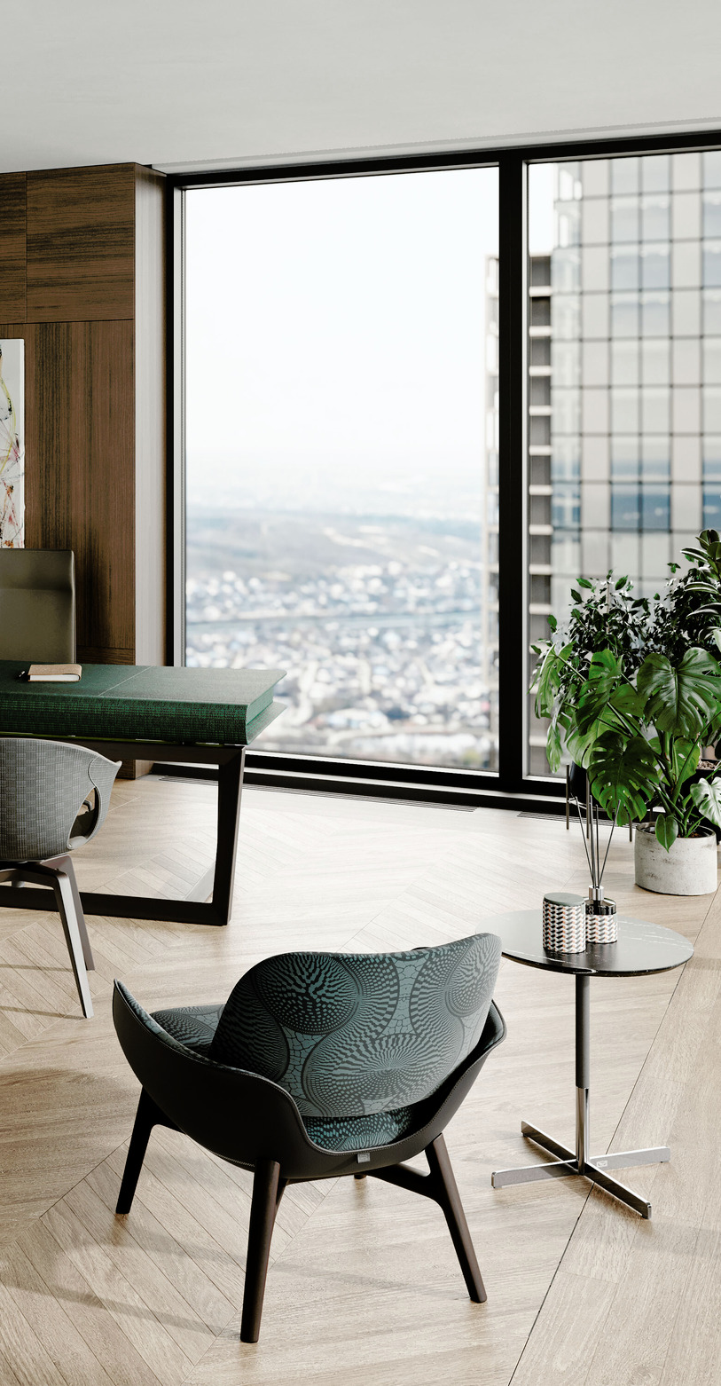 Martha Armchair by Poltrona Frau, Ozwald Boateng Design, view 2