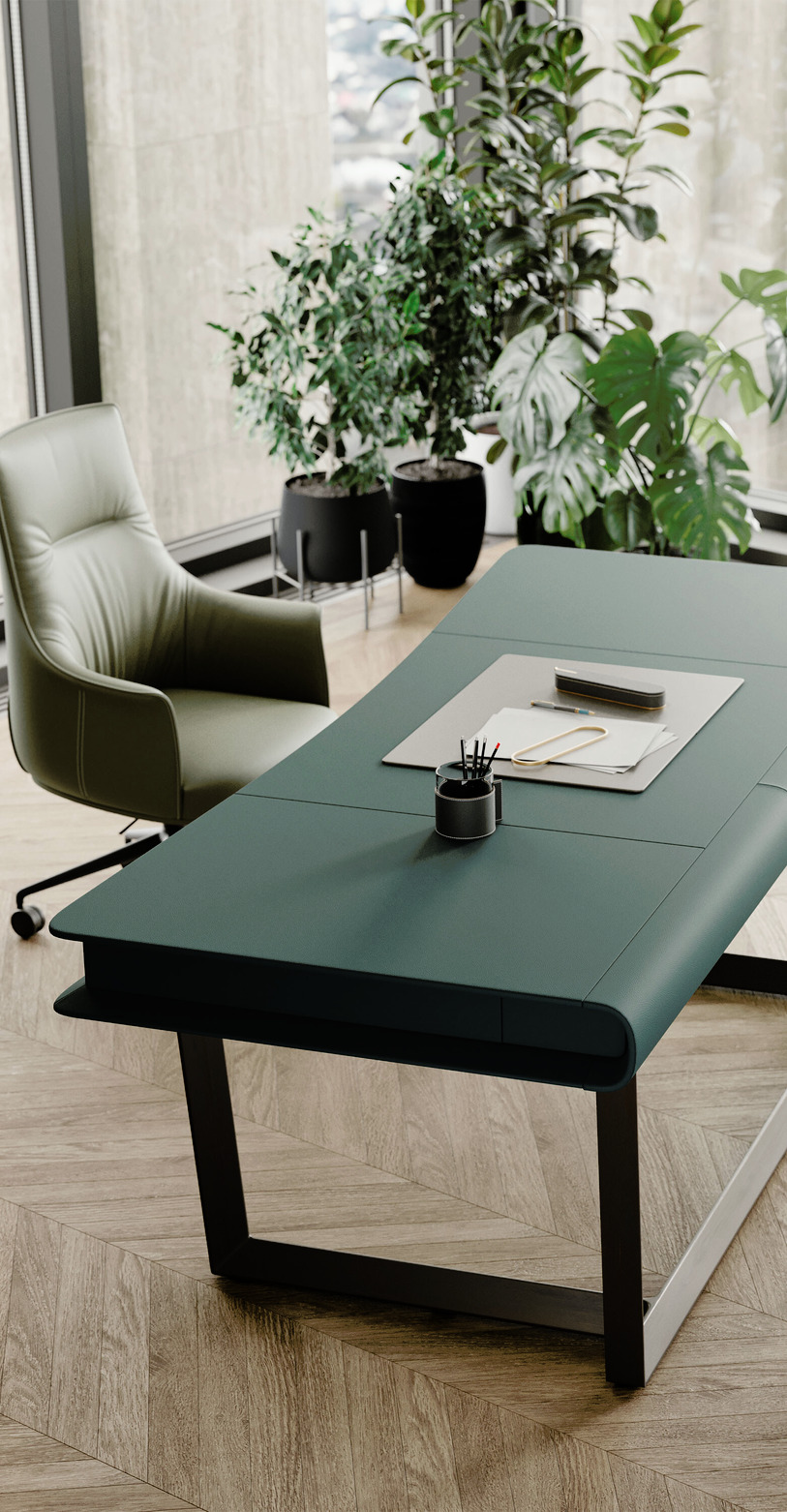 Peek-a-Book Desk by Poltrona Frau, view 2