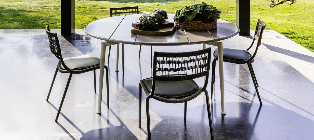 Solaria Outdoor Garden Chair by Poltrona Frau