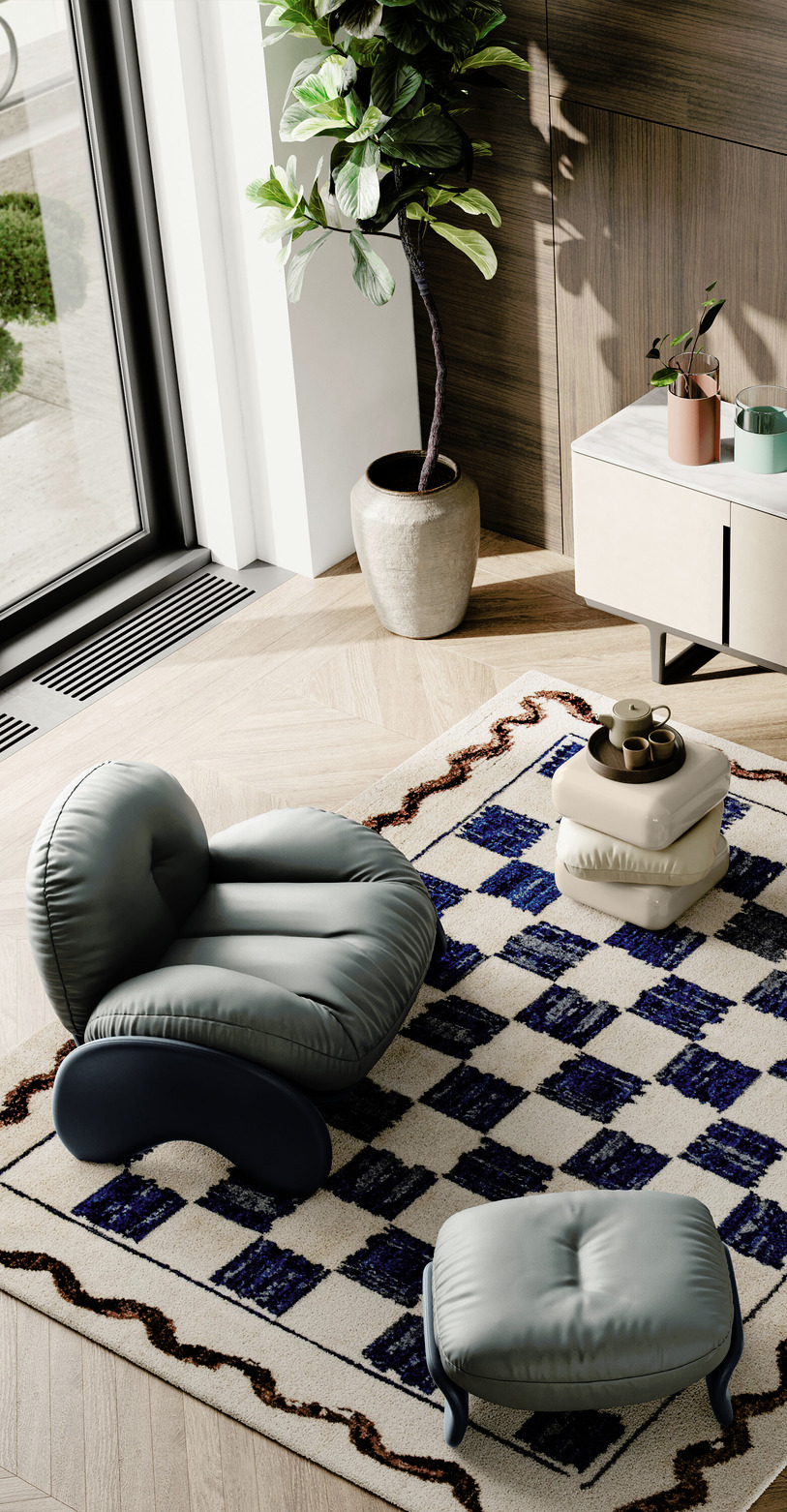 Squash Armchair, view 2