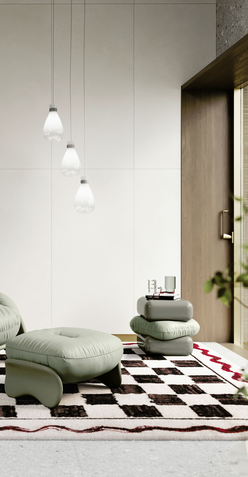 Squash Coffee Table by Poltrona Frau, view 2
