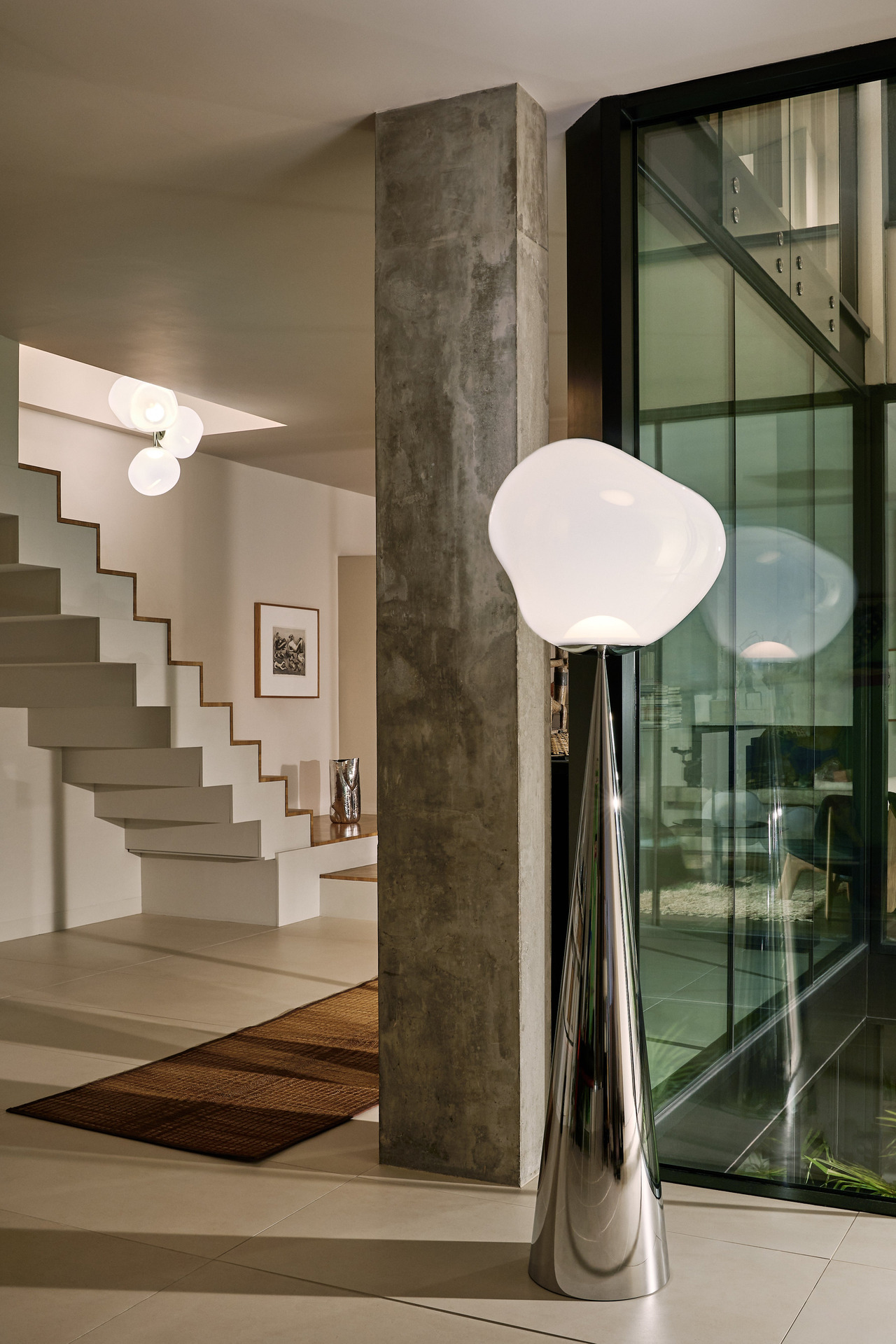 Melt Fat Floor Light, Opal and Black