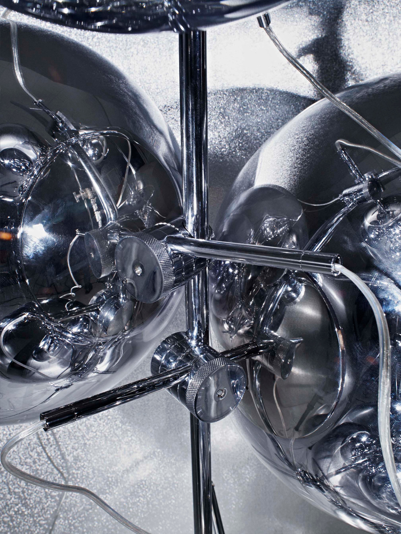 Mirror Ball Floor Chandelier
