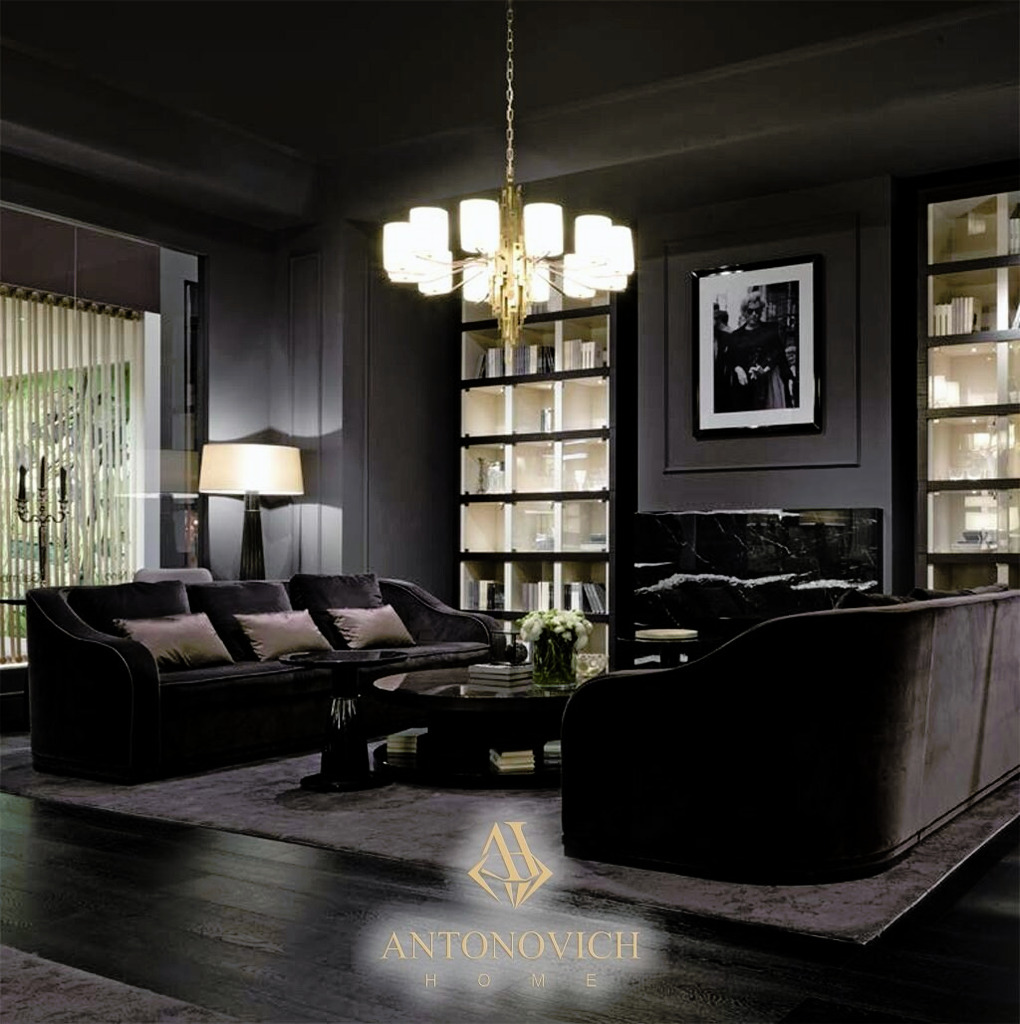 Galimberti Nino Dark Brown Living Room