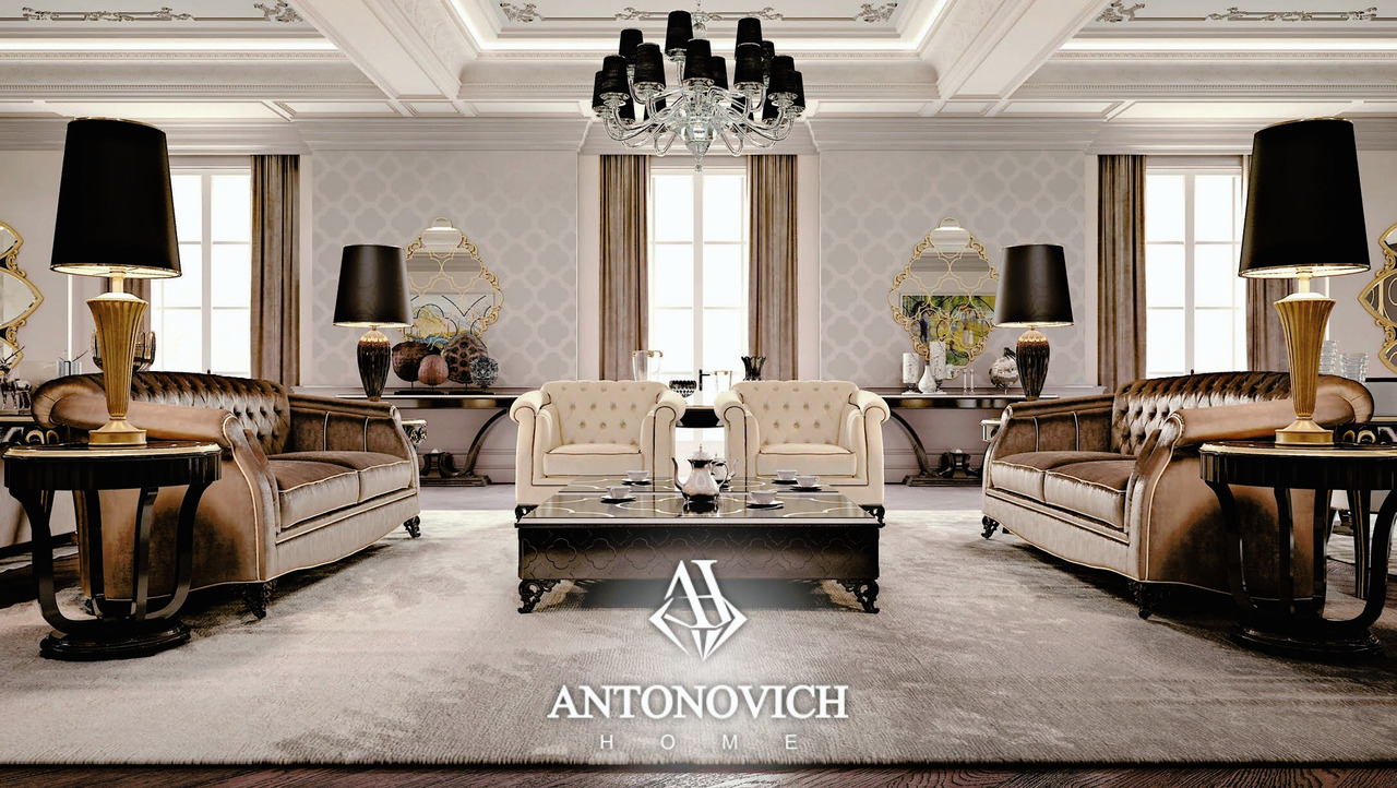House of art PARIS Living Room by Carpanese Home, view 2