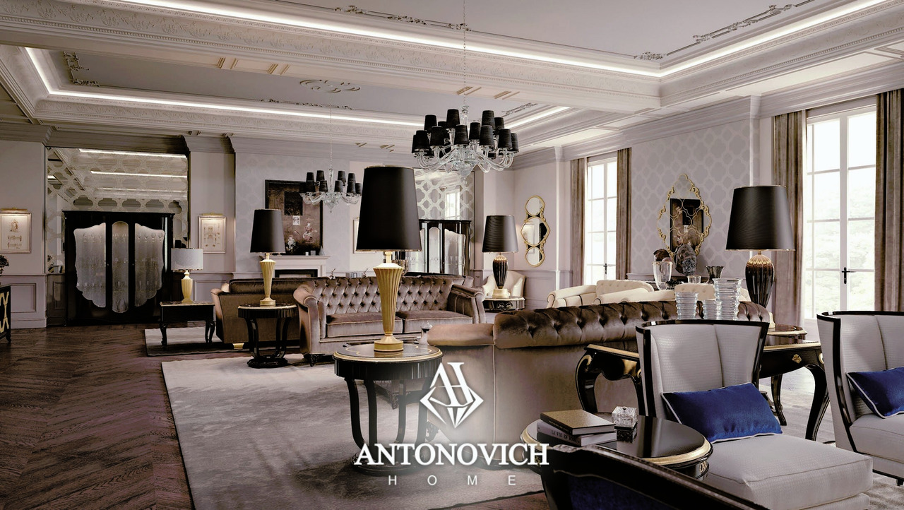 House of art PARIS Living Room by Carpanese Home, view 5