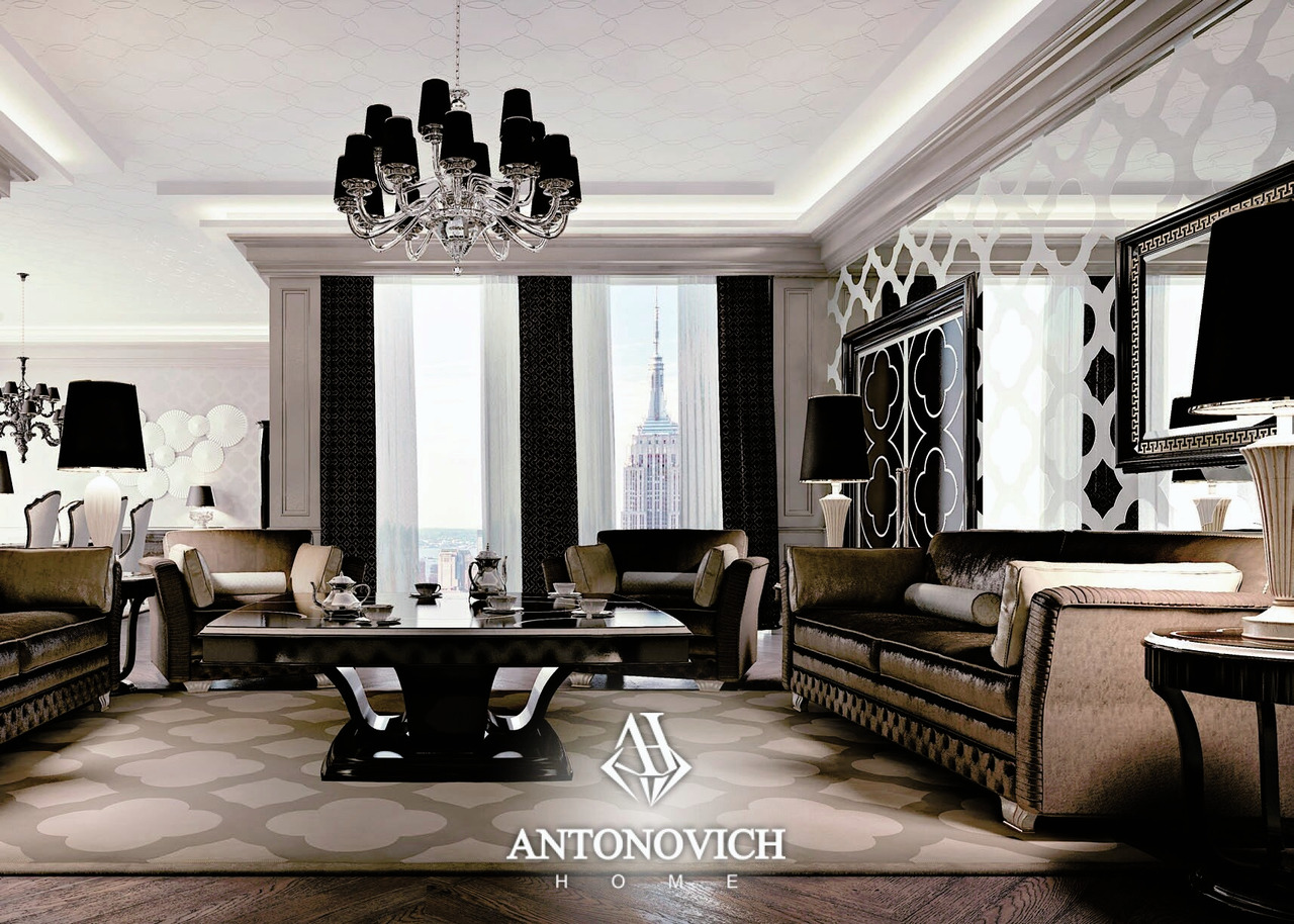 House of Art New York Living Room by Carpanese Home