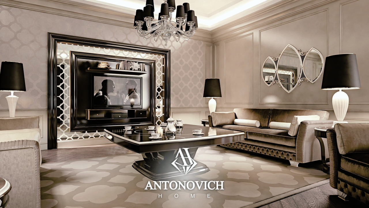 House of Art New York Living Room by Carpanese Home