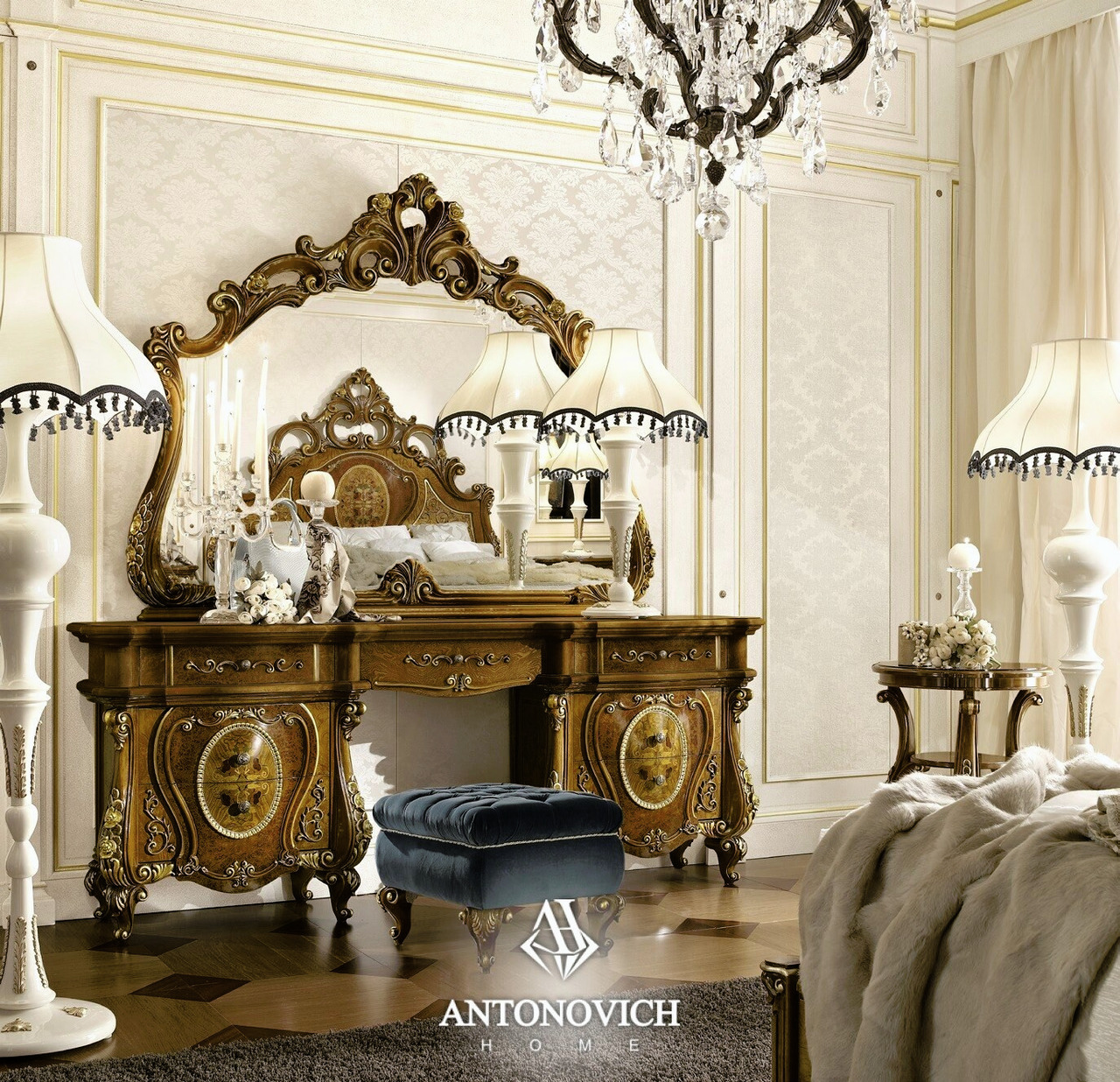 Grilli Le Rose Bedroom Furniture, view 6