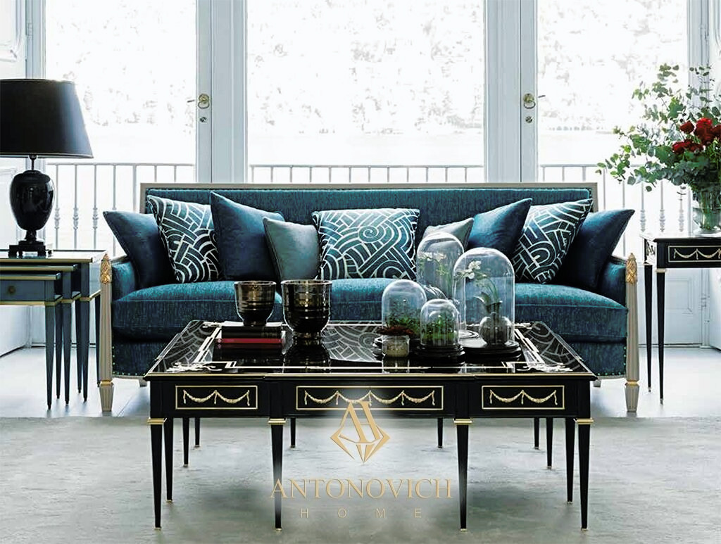 Salda Turquoise Living Room Furniture