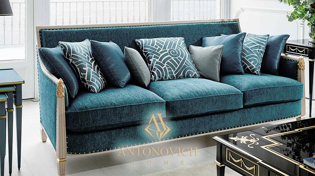 Salda Turquoise Living Room Furniture, view 2