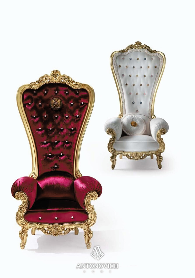 Caspani Tino Throne Chair, view 5
