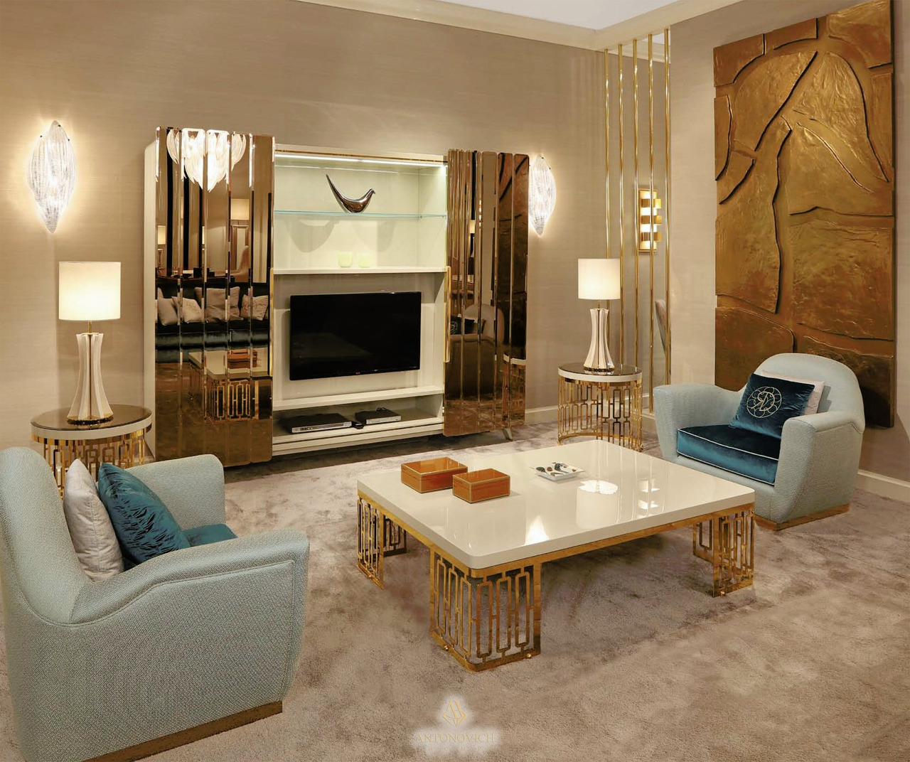 Redeco Unique Living Room