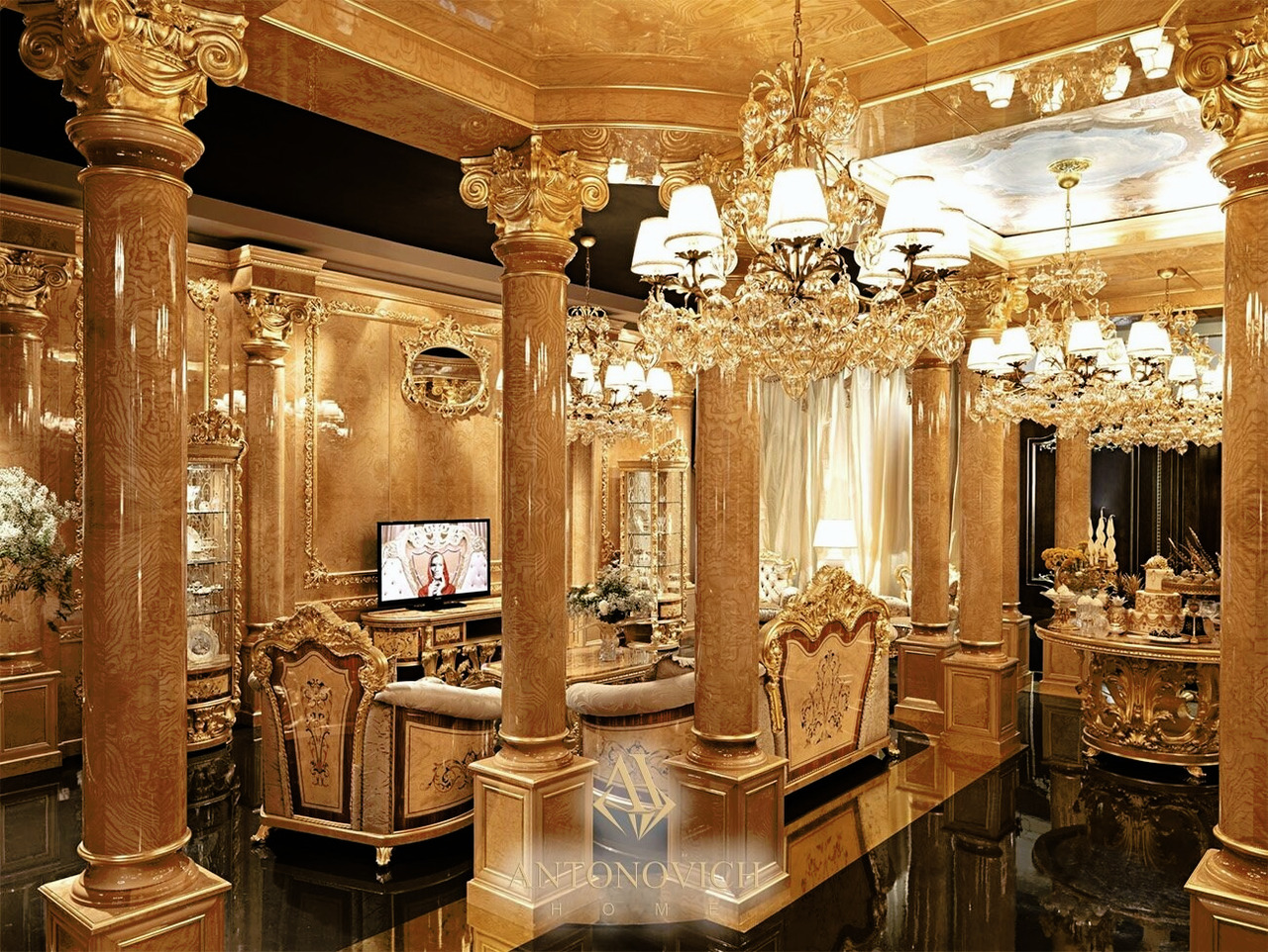 Socci Versailles Living Room Furniture, view 3
