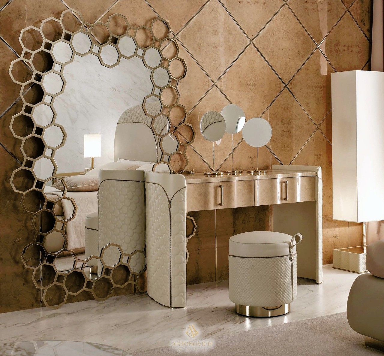 Luigi Volpi Exclusive Interiors Bedroom, view 6