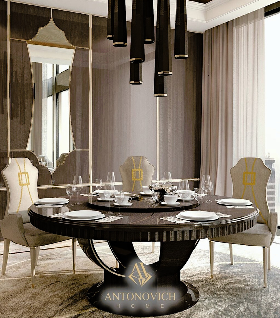 Carpanese Home House of art. Glamour Dining Room, view 2