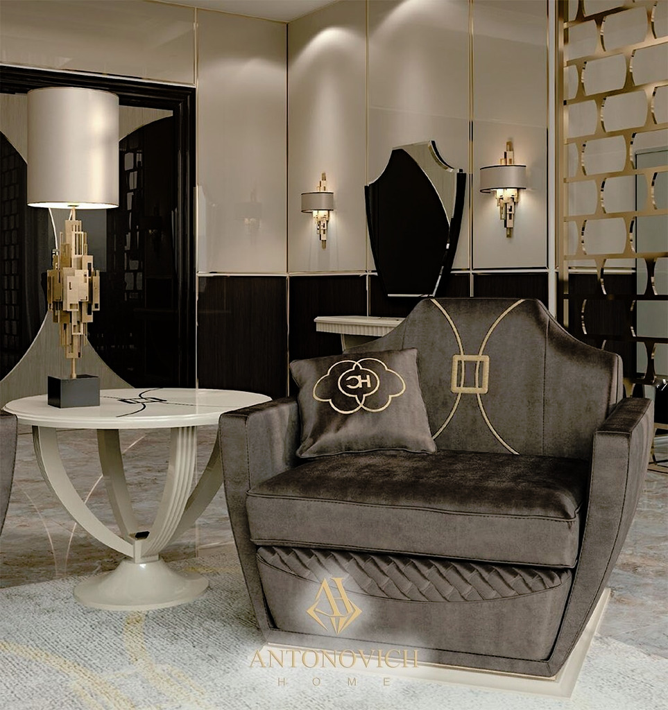Carpanese Home House of art. Glamour Living Room, view 5