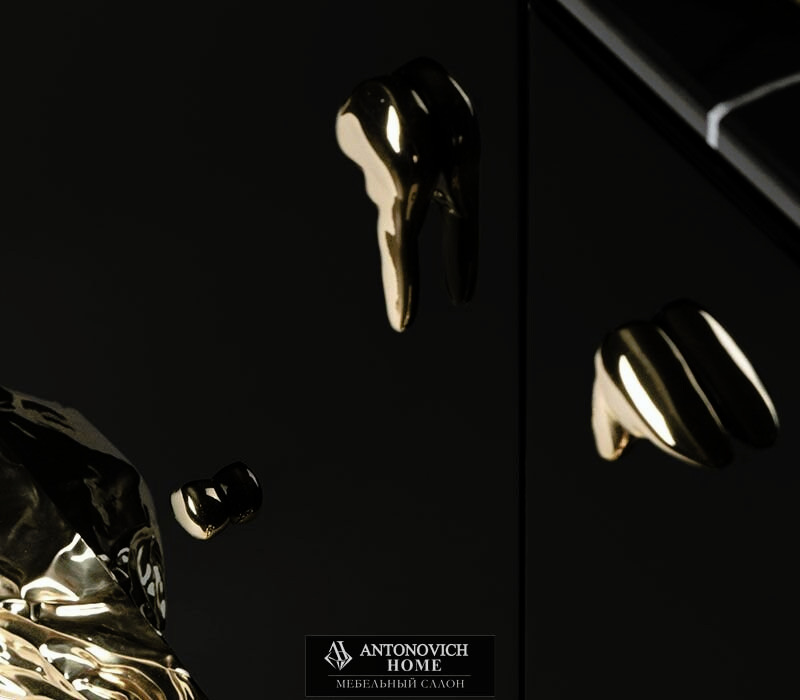 Boca do lobo Angra black and gold sideboard, view 6