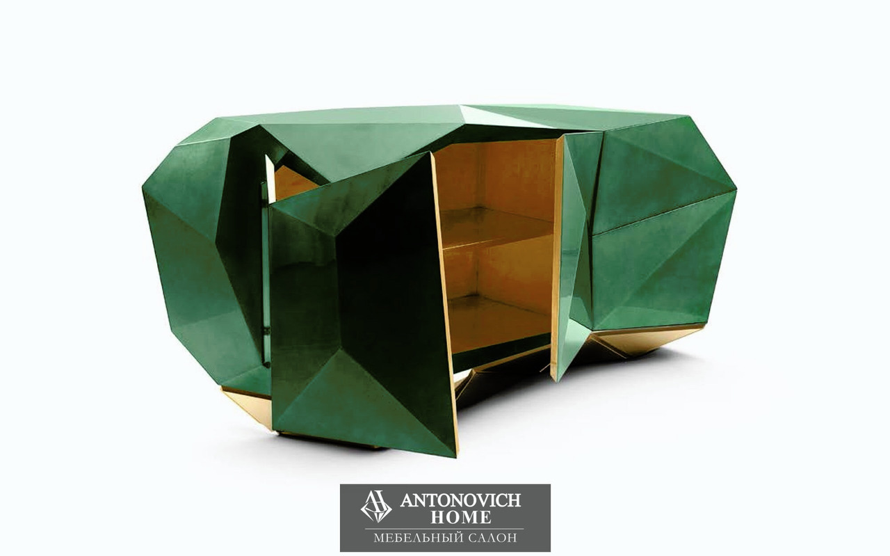 Boca do lobo Diamond Emerald Dining Sideboard, view 9