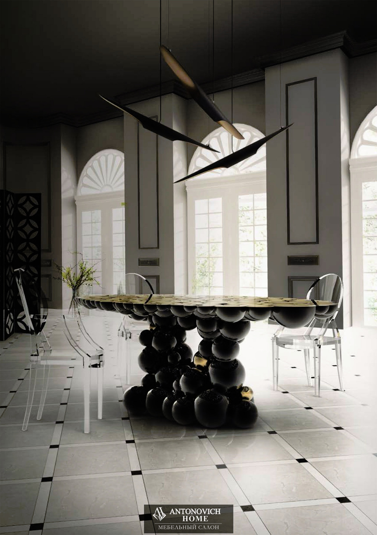 NEWTON Dining Table by Boca do lobo