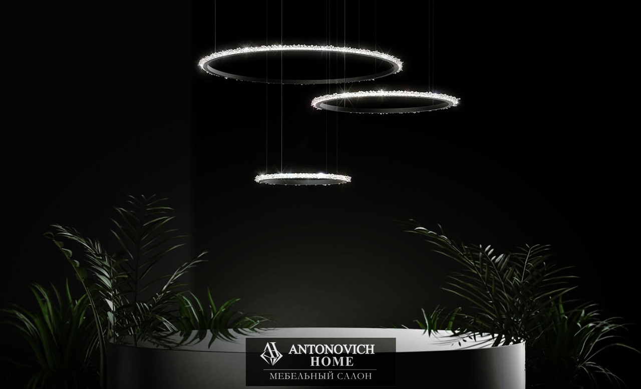 Manooi Halo Crystal Chandelier, view 2